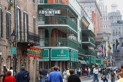 Bourbon Street in Louisiana