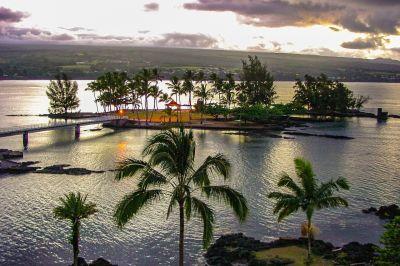 Hilo-stad op Big Island (Hawaii) in Hawaii