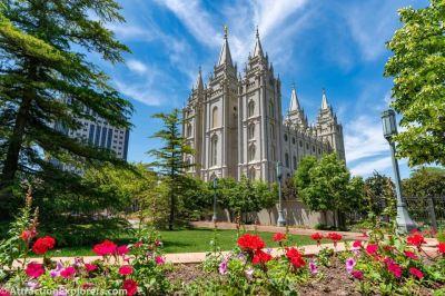 Temple Square Salt Lake City in Utah